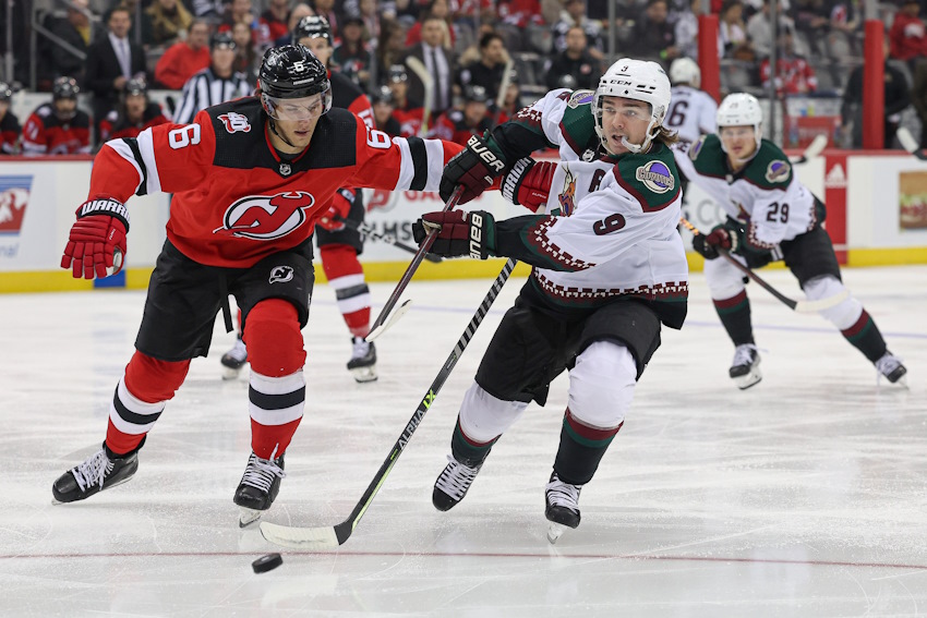 The New Jersey Devils are trading defenseman John Marino to Utah allowing them to potentially sign Brett Pesce on July 1.