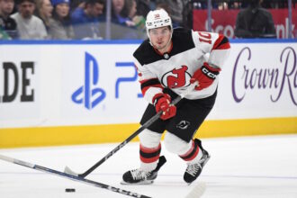 The New Jersey Devils were a busy team on Day 2 of the NHL Draft as they acquired Paul Cotter from Vegas for Akira Schmid and Alexander Holtz