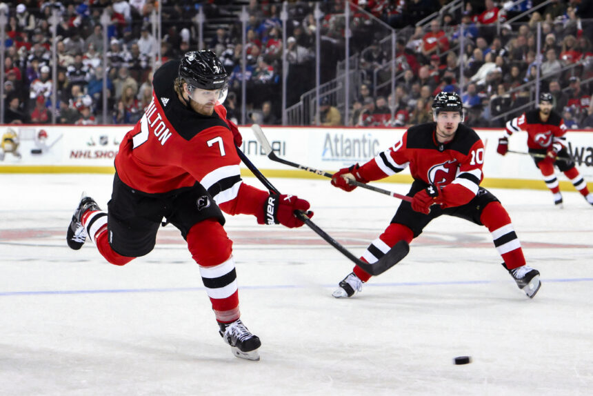 The New Jersey Devils' number-one defenseman, Dougie Hamilton, ranked number 19 in NHL Network's Top-20 defensemen list.