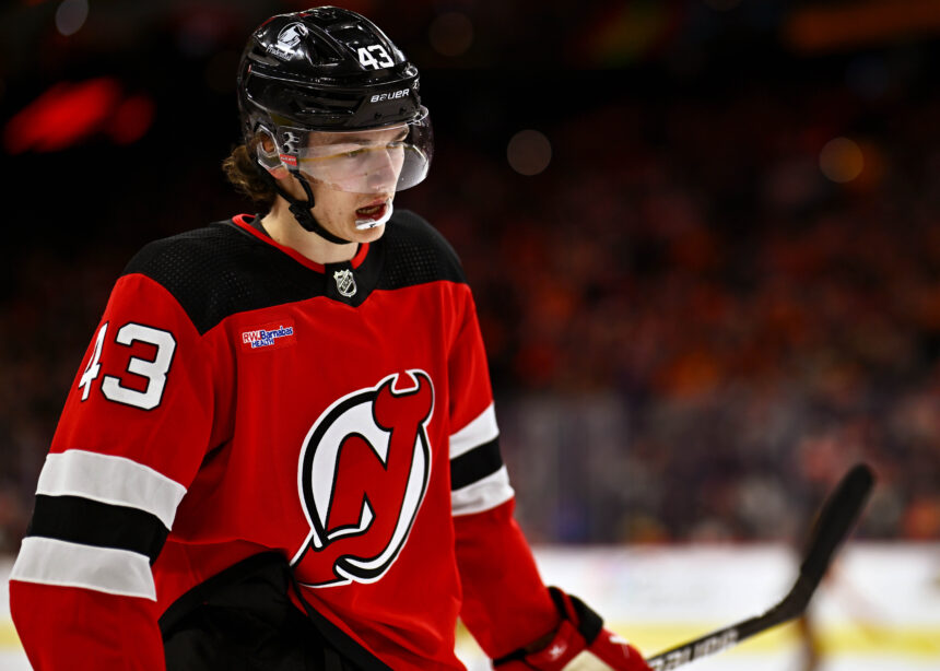 The New Jersey Devils announced today that defenseman Luke Hughes will be sidelined six to eight weeks with a left shoulder injury.