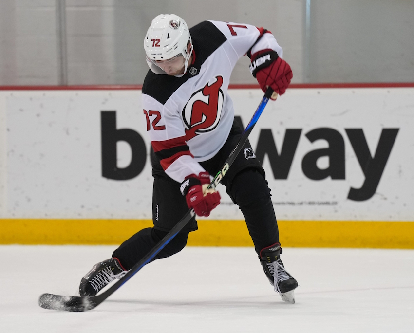 The New Jersey Devils will have a tough decision to make as Seamus Casey is making a strong case to be on the roster opening night.