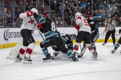 The San Jose Sharks rebuild is on a similar path to the one the New Jersey Devils took with players who played for teams outline.