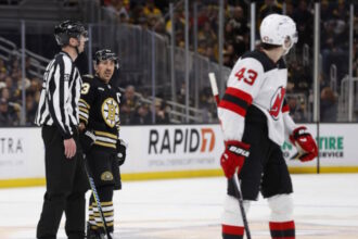 The New Jersey Devils have many holes they need to fill and one name that keeps coming up is Brad Marchand who is just what the team needs.