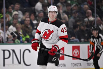 The New Jersey Devils continue to be without Luke Hughes as the two parties want a long term deal grinding away on the dollar amount.
