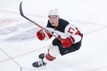 Simon Nemec continues to show the growth in his game as he continues to show the scoring touch for the New Jersey Devils.